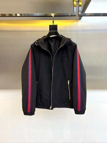 上品 カジュアル 着回しリバーシブルジャケット グッチ ジャケット 偽物 ブラック