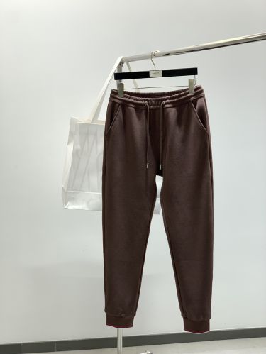 カジュアル 定番 スウェットパンツ モンクレール パンツ 偽物 コーヒー
