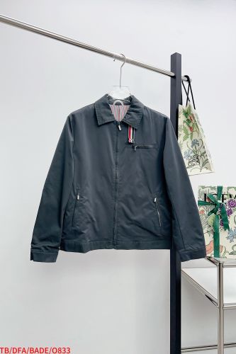 大人 カジュアル ブルゾン トムブラウン ジャケット 偽物 グレー