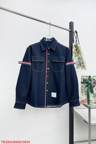 カジュアル お洒落 デニムシャツ トムブラウン シャツ 偽物 トップス