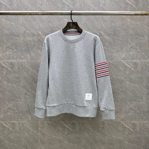 カジュアル 洗練された コットン スウェットシャツ トムブラウン Tシャツ 偽物 グレー