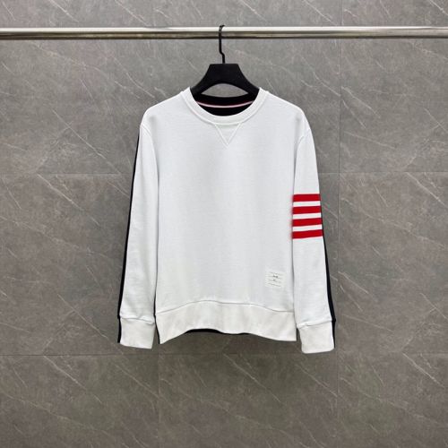配色 切り替え スウェットシャツ トムブラウン Tシャツ 偽物 クルーネック