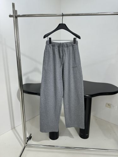 アレキサンダーワング パンツ 偽物 ラインストーン飾り ロゴ スウェットパンツ ユニセックス グレー