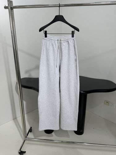 シンプル ユニセックス スウェットパンツ アレキサンダーワング パンツ 偽物 ライトグレー