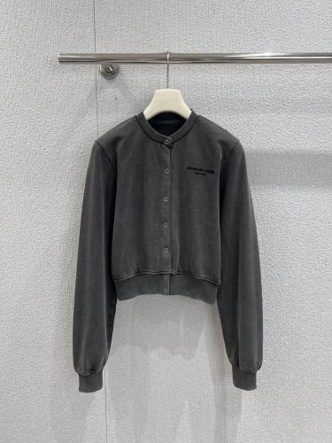 カジュアル ロゴ カーディガン アレキサンダーワング スーパーコピー クルーネック