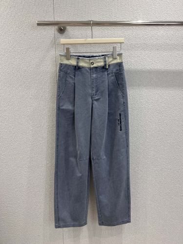 スタイリッシュ コットン デニムパンツ アレキサンダーワング ジーンズ コピー グレー