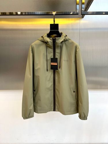シンプル カジュアル フード付きジャケット エルメネジルド・ゼニア ジャケット 偽物 グリーン