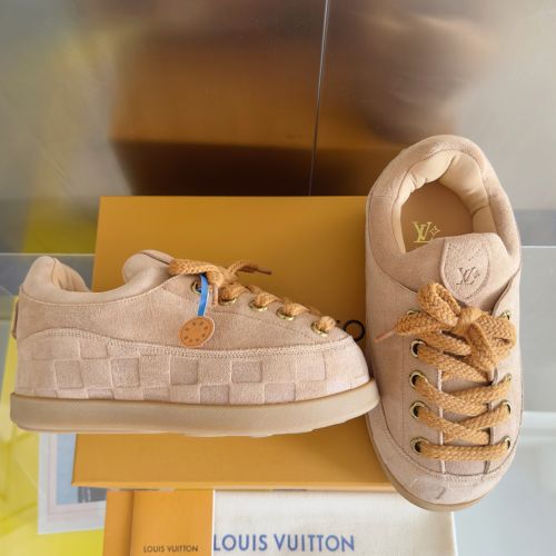 LV イエティ レースアップシューズ ルイ・ヴィトン スーパーコピー アプリコット