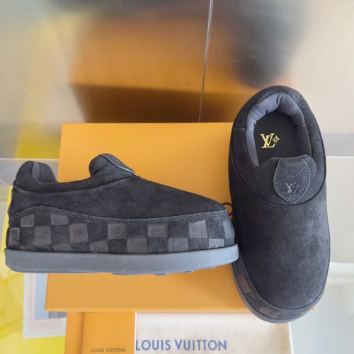 履きやすい LV イエティ スリッポン ルイ・ヴィトン スーパーコピー ブラック