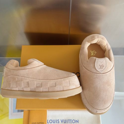 ルイ・ヴィトン スーパーコピー LV イエティ スリッポン 履きやすい アプリコット