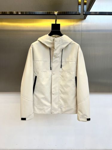 カジュアル アウトドア フーデッドジャケット ルイ・ヴィトン ジャケット コピー ベージュ