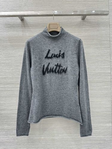 ブラッシュド シグネチャープルオーバー ルイ・ヴィトン Tシャツ コピー グレー