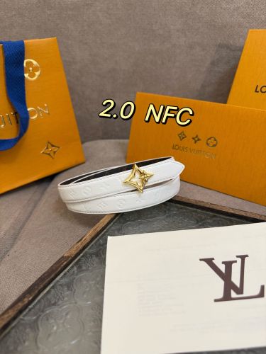 ベルト･LV フラワーグラム 20MM リバーシブル ルイ・ヴィトン スーパーコピー ホワイト