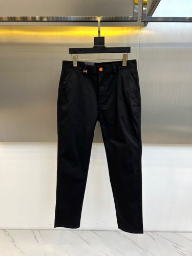 洗練された エルメス パンツ 偽物 シンプル チノパンツ ズボン ブラック