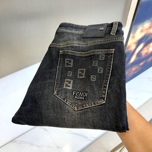 定番 合わせやすい フェンディ ジーンズ 偽物 デニムパンツ ロングパンツ