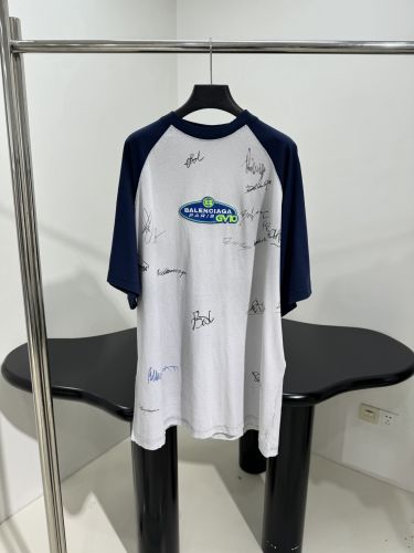 ラグラン オーバーサイズ 半袖Tシャツ バレンシアガ Tシャツ 偽物 ホワイト