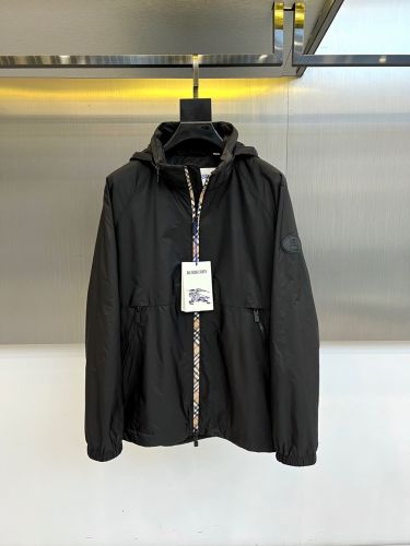 カジュアル フード収納可能 2WAY ジャケット バーバリー ジャケット 偽物 ブラック