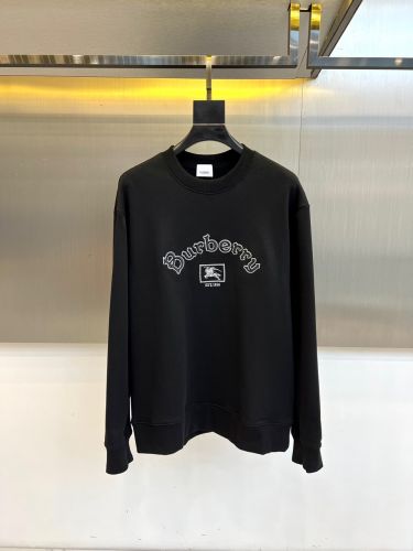 カジュアル 定番 ゴシックロゴ スウェットシャツ バーバリー Tシャツ 偽物 ブラック