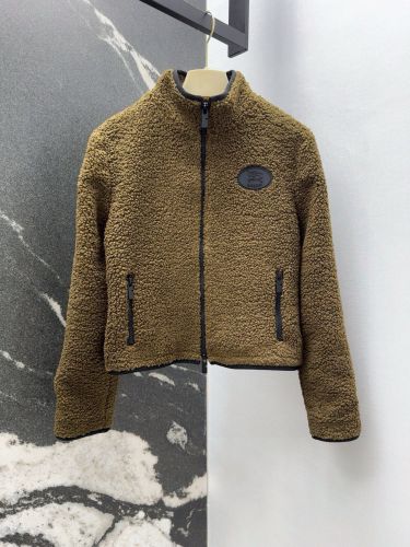 秋冬 おしゃれ クロップド ボアジャケット バーバリー ジャケット 偽物 シリコンパッチ付き