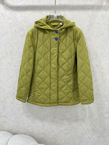 フード付き キルティングジャケット バーバリー ジャケット 偽物 グリーン