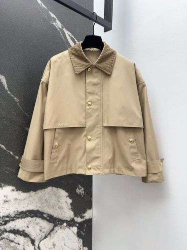 クラシック コーデュロイ襟 ブルゾン セリーヌ ジャケット 偽物 ベージュ