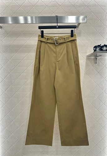 洗練された コットン ロングパンツ クリスチャン・ディオール パンツ コピー ベージュ