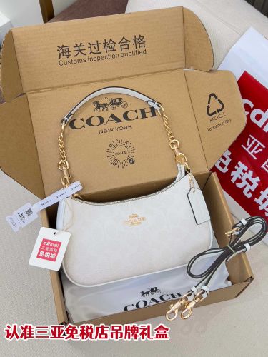 コーチ バッグ スーパーコピー 大人気 テリ シグネチャー キャンバス ショルダーバッグ 