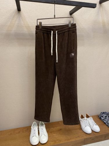 秋冬 アナグラム コーデュロイ カジュアルパンツ ロエベ パンツ コピー ズボン ブラウン