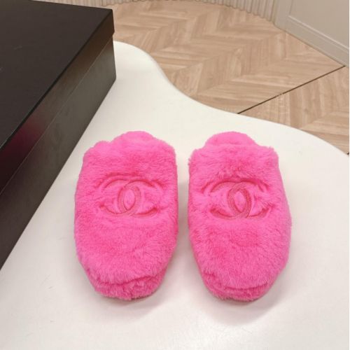 可愛い CCロゴ ふわふわファーサンダル シャネル サンダル コピー ピンク