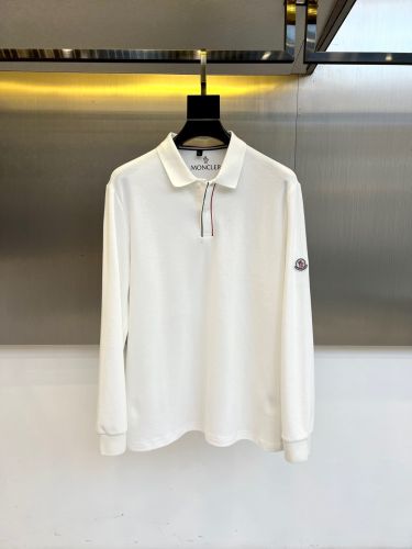 洗練された カジュアル モンクレール Tシャツ 偽物 コットンピケ ポロシャツ ホワイト