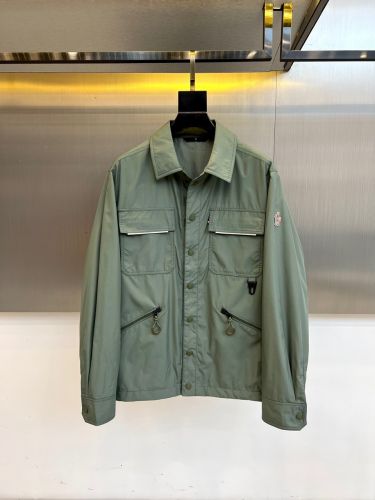 大人カジュアル 洗練された ブルゾン モンクレール ジャケット 偽物 グリーン