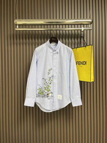 上品 カジュアル コットンボタンダウンシャツ トムブラウン シャツ コピー トップス