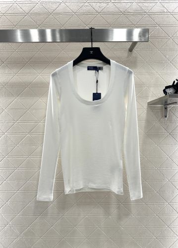 シンプル 着回し Uネックカットソー ラルフローレン Tシャツ 偽物 ホワイト