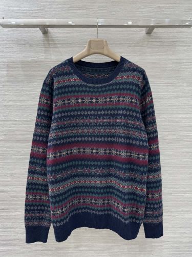 秋冬らしい フェアアイル柄 クルーネック ラルフローレン セーター 偽物