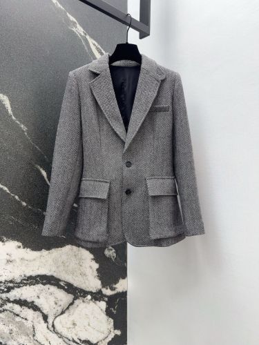 ラルフローレン ジャケット 偽物 クラシック ヘリンボーン テーラードジャケット グレー