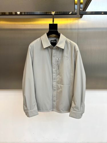 カジュアル 上品 シャツジャケット エルメネジルド・ゼニア ジャケット 偽物 
