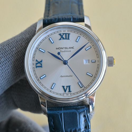 モンブラン 腕時計 偽物 42mm 日付表示 クラシック エレガント トラディション ウォッチ 