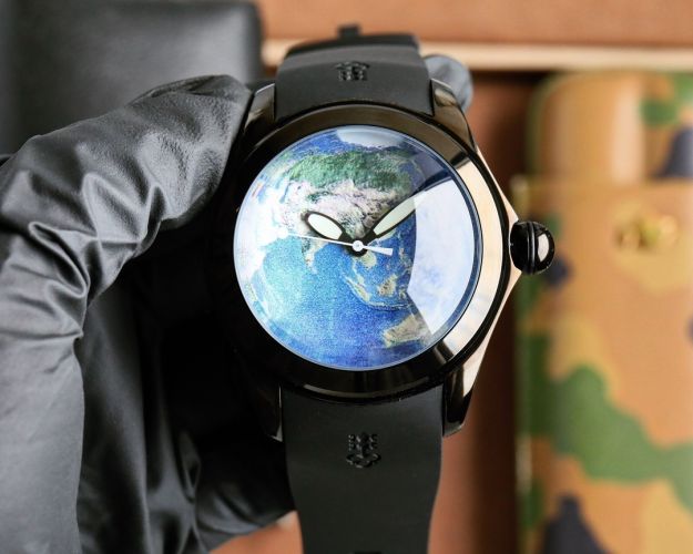 注目される メンズウォッチ アース コルム 時計 コピー 46mm 腕時計
