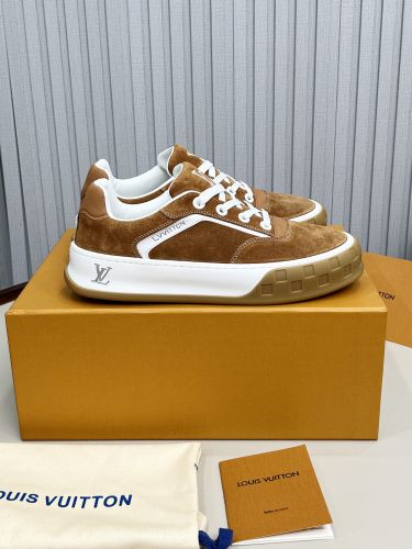 LV ティルテッド スニーカー カジュアル お洒落 ルイ・ヴィトン シューズ コピー ブラウン