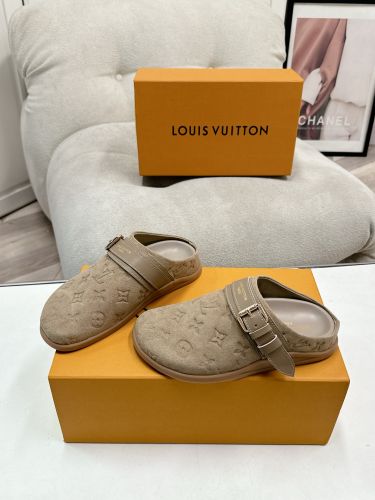 ルイ・ヴィトン サンダル スーパーコピー 人気 カジュアル LV トゥ･ゴー クロッグ グレー