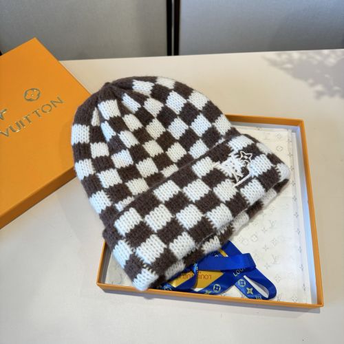 カジュアル 上品 ダミエ ニットキャップ ルイ・ヴィトン キャップ 偽物 ユニセックス