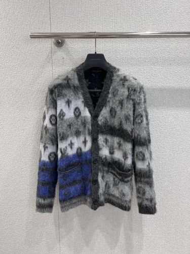モノグラム モヘヤ カーディガン ルイ・ヴィトン ニット コピー ユニセックス