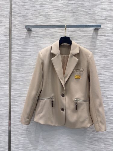 洗練された おしゃれ テーラードジャケット ルイ・ヴィトン ジャケット コピー ベージュ
