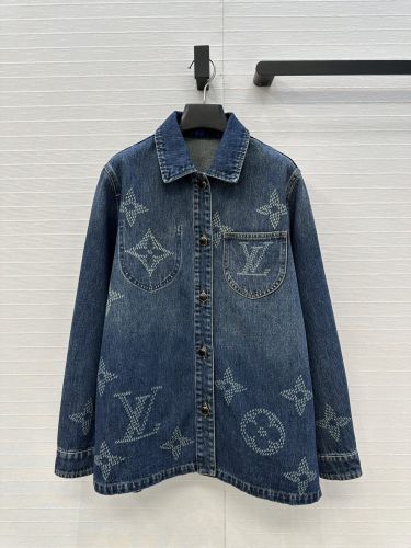 モノグラム デニム ワークウェアオーバーシャツ ルイ・ヴィトン シャツ