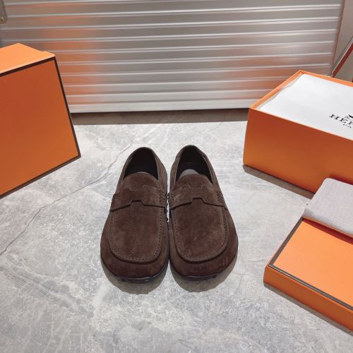 エルメス モカシン スーパーコピー レディース 上品 スエード Lazyモカシン コーヒー