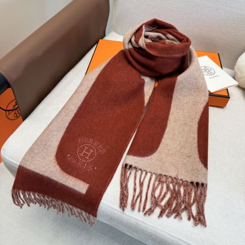 スタイリッシュ ユニセックス カシミヤ マフラー エルメス スカーフ 偽物