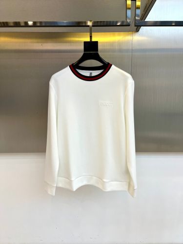 カジュアル 定番 ウェブストライプ スウェットシャツ グッチ Tシャツ コピー ホワイト