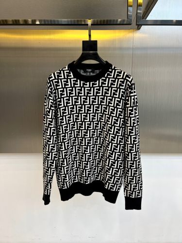 フェンディ セーター 偽物 定番 エレガント FF クルーネック トップス