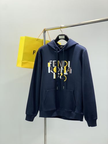 カジュアル 定番 ロゴ フーディー フェンディ パーカー 偽物 ネイビー