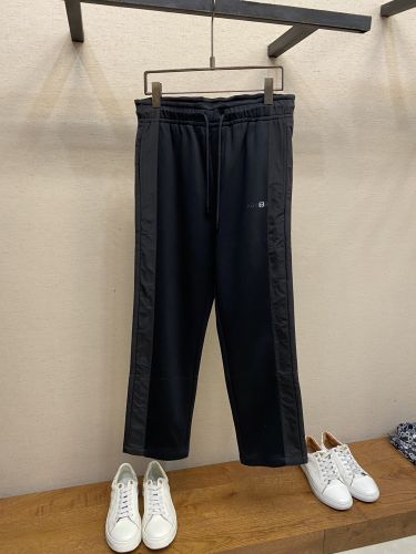 カジュアル サイドパネル トラックパンツ バレンシアガ パンツ コピー ブラック
